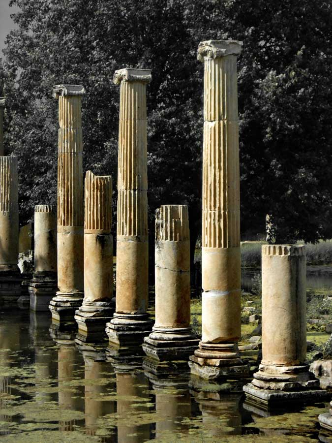 Afrodisias antik kenti Tiberius Portikosu fotoğrafları - Tiberius Portico, Aphrodisias ancient city photos