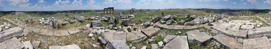 Blaundus antik kenti panaromik fotoğrafları, Ulubey Uşak Ege bölgesi - Blaundus ancient city panaromic photos, Aegean region Turkey