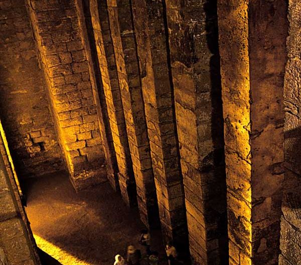 Dara Antik Kenti yeraltı su sarnıcı, Dara antik kenti fotoğrafları, Mardin - underground water cistern, Mesopotamian Ruins of Dara photos Southeast Anatolia Region Turkey
