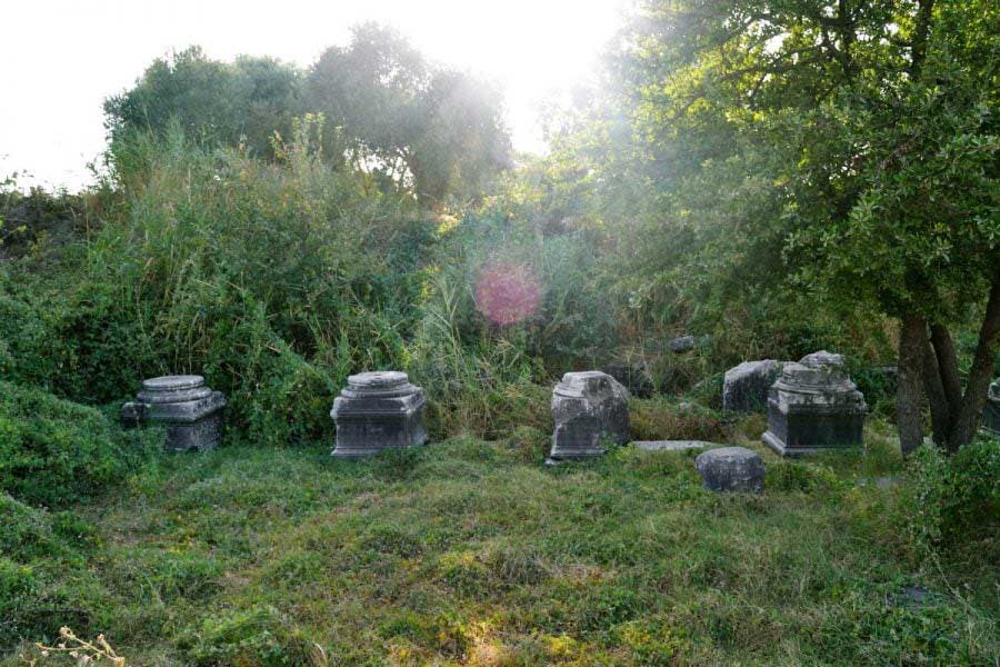 Milet, Sütun ayakları, Milet antik kenti fotoğrafları - Column base, miletus ancient city photos