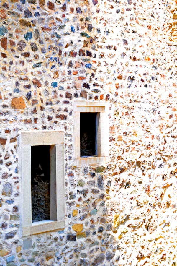 Sümela manastırı restore edilmiş bölüm ve pencereler, Sümela manastırı fotoğrafları - windows, Sumela monastery photos