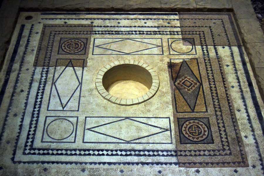 Zeugma Mozaik Müzesi fotoğrafları hamam mozaikleri Gaziantep - Baths complex mosaics at Zeugma Mosaic Museum Southeastern Anatolia region Turkey