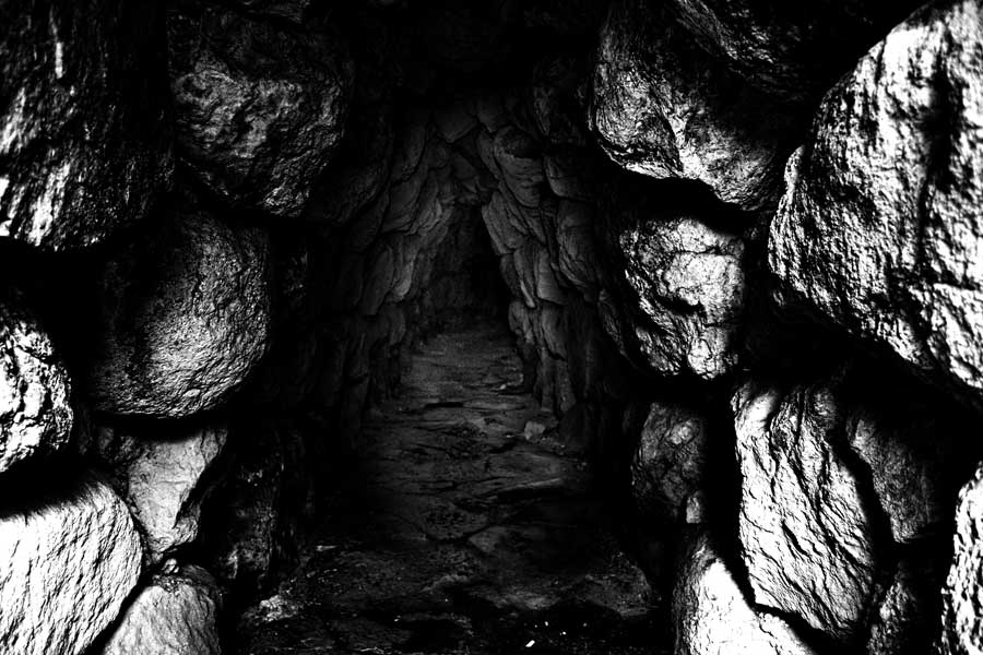 Alacahöyük fotoğrafları poternli tünel Çorum - Alacahöyük ancient poterne tunnel Turkey