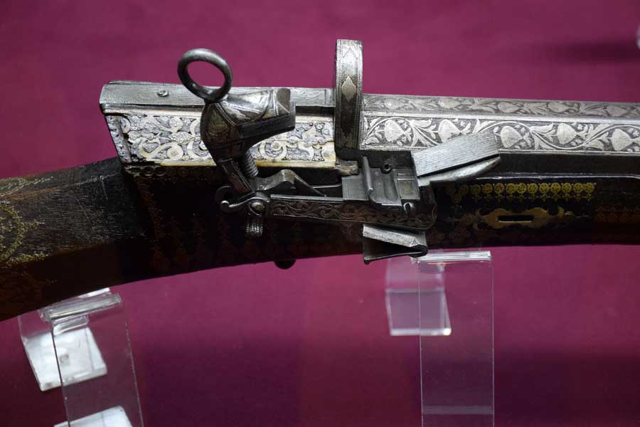 Askeri Müze fotoğrafları Çakmaklı Metris Tüfeği 18.yy. - Flintlock Trench Rifle 18th Century, Military Museum