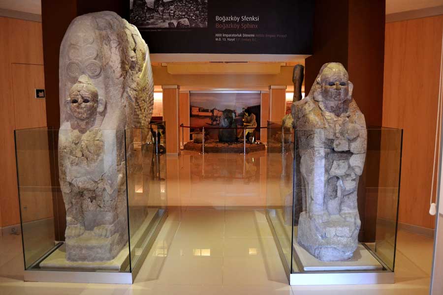 Boğazköy müzesi orjinal Boğazköy sfenksi - Original Bogazkoy sphinx, Corum