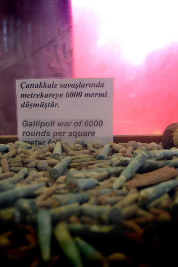 Gelibolu mermiler (Salim Mutlu Müzesi) - bullets, Gallipoli photos