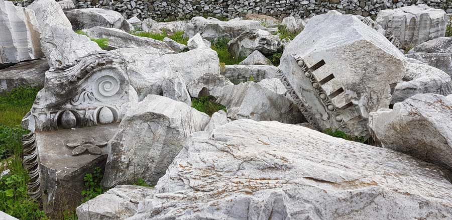 Kapıdağ yarımadası fotoğrafları Kyzikos antik kenti kalıntıları Erdek - Kapidag peninsula ruins of Kyzikos ancient city Bandirma
