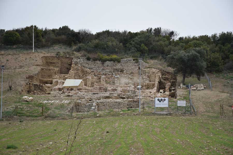Parion antik kenti fotoğrafları, Kemer Biga, yamaç evleri ve hamam - sloped building and bath, Parion ancient city photos