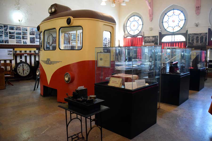 İstanbul Demiryolu Müzesi içi - Istanbul Railway Museum