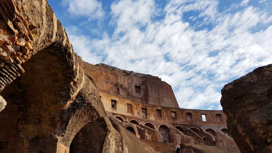 Kolezyum detay fotoğrafları seyirci sıraları - Colosseum photos details of Colosseum