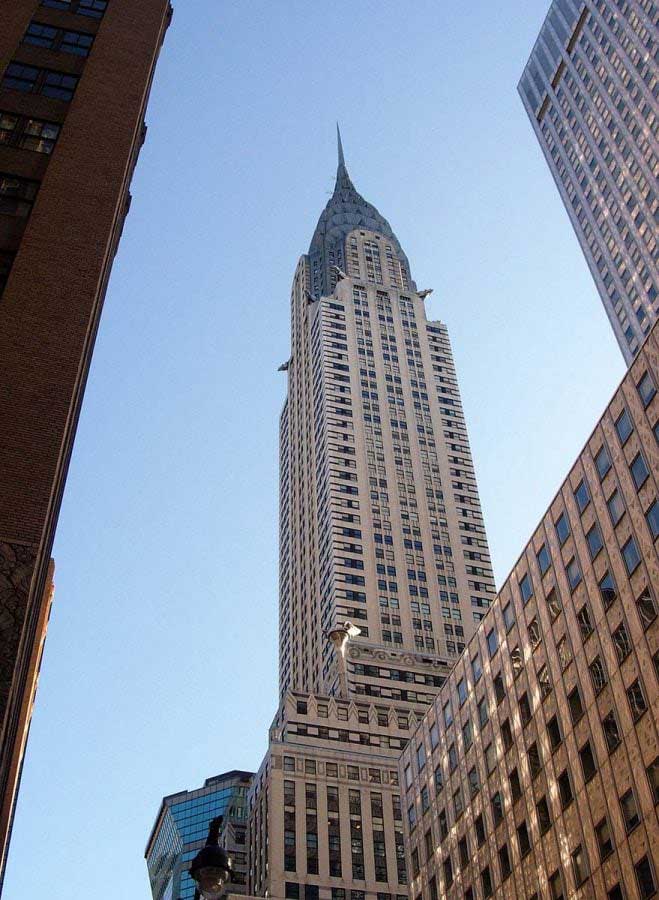 New York fotoğrafları Chrysler binası - New York City photos Chrysler Building