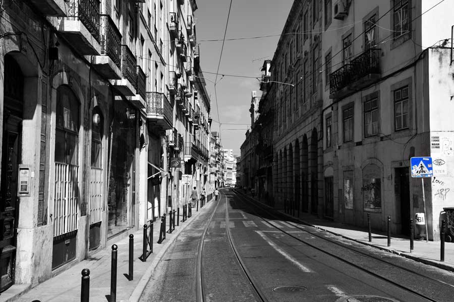 Portekiz Lizbon fotoğrafları geniş ve tarihi caddeler - Lisbon wide and historic streets