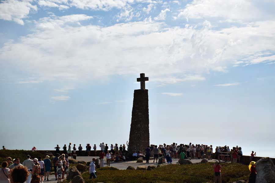 Portekiz gezilecek yerler Avrupa'nın en batı ucu Roca Burnu Anıtı - Cabo da Roca Roca Cape Monument Europe's westernmost