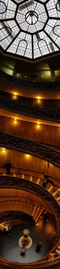 Vatikan müzeleri mimar Giuseppe Momo spiral merdiveni - Vatican museus architect Giuseppe Momo spiral staircase