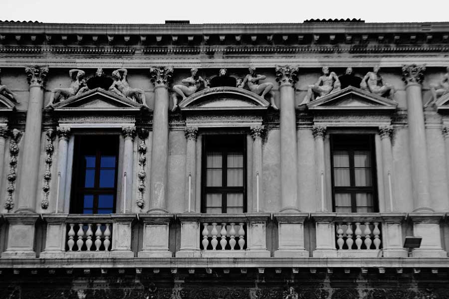 Venedik fotoğrafları Ulusal Marciana Kütüphanesi cephesi - Venice photos Biblioteca Nazionale Marciana, National Marciana Library facade