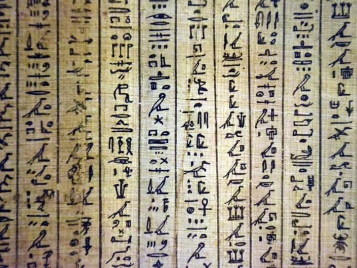Torino Mısır Müzesi Luefankh'ın Mısır Ölüler kitabı - Turin Egyptian Museum Luefankh's book of the Dead