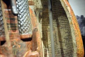 Torino Mısır Müzesi fotoğrafları Mentuirdis tabutlarının iç kısmı - Turin Egyptian Museum interior of the Mentuirdis coffins