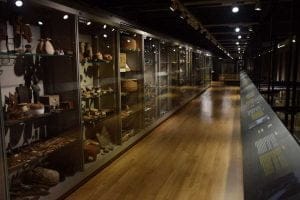 Torino Mısır müzesi arkeolojik buluntular salonu - Italy Turin Egyptian Museum archaeological findings section