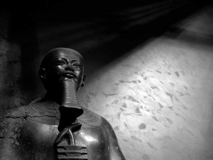 Torino Mısır müzesi tanrı Ptah heykeli - Turin Egyptian Museum statue of the god Ptah