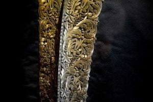 Rahmi M. Koç Müzesi Atatürk eşyaları, A. Sarikisyan yapımı sırmalı ceket - Atatürk's jacket, jacket embroidered with gilded silver thread and made by A. Sarikisyan