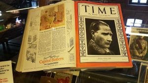 Rahmi M. Koç Müzesi görselleri Time dergisi Atatürk'lü kapak basım Şubat 1927 - Time magazine February 1927, Atatürk on the cover of the magazine