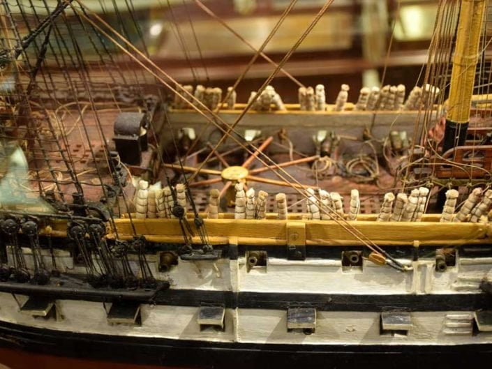 Rahmi M. Koç Müzesi görselleri kadırga gemisi modeli - Rahmi M. Koc Museum galley model