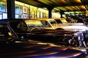 Rahmi Koç Müzesi eserleri klasik arabalar salonu - Rahmi M. Koc Museum classical cars hall