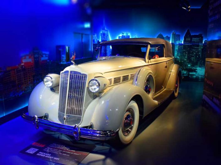 Torino Otomobil Müzesi 1937 model Packard Super-Eight 1501 - Turin Automobile Museum photos (Museo Nazionale dell'Automobile)