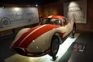 Torino gezilecek yerler Otomobil Müzesi 1954 model Fiat Turbina - Turin Automobile Museum photos (Museo Nazionale dell'Automobile)