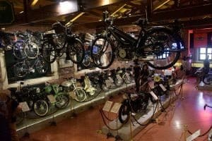İstanbul Rahmi Koç Müzesi bisikletler ve motorsikletler - Rahmi M. Koc Museum bicycles and motorcycles hall