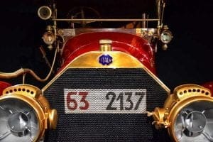 İtalya Torino Otomobil Müzesi 1912 Model İtala 25-35 HP - Italy Turin Automobile Museum (Museo Nazionale dell'Automobile)