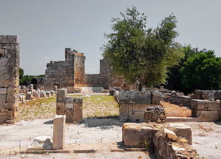 Antalya Perge antik kenti fotoğrafları güney bazilika - Perge ancient city the southern basilica