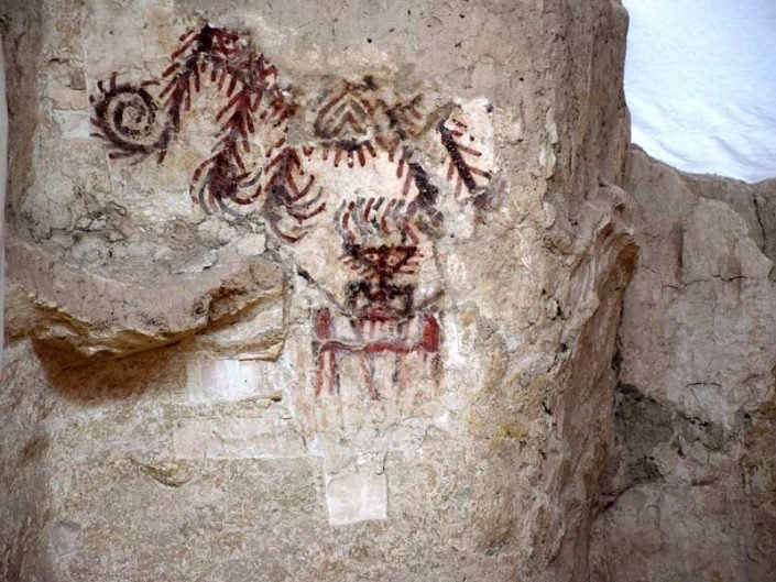 Arslantepe höyüğü fotoğrafları duvar resimleri - Eastern Anatolia region Arslantepe mound wall paintings