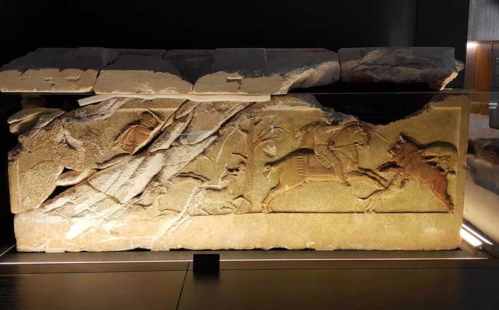Çanakkale Troya müzesi Altıkulaç lahdi - Troy museum Altıkulaç sarcophagus