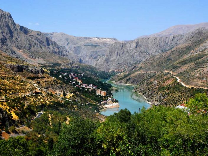 Fırat nehri ve Kemaliye - Euphrates River and Kemaliye