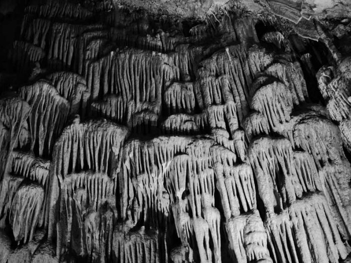 Ballıca mağarası Fosil Salon sarkıtları - Ballıca cave Fossil Hall stalactites