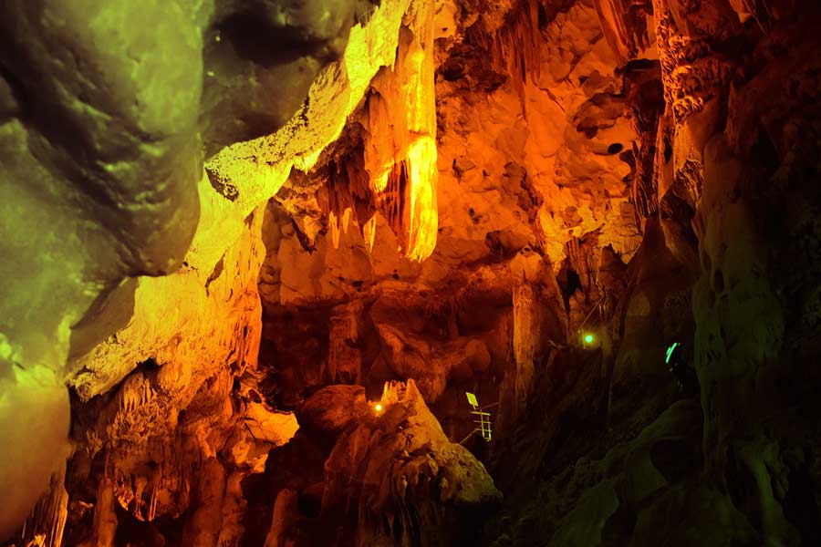Ballıca mağarası fotoğrafları (İndere mağarası) Büyük Damlataşlar Salonu - Ballica cave the Big Dripstones Hall