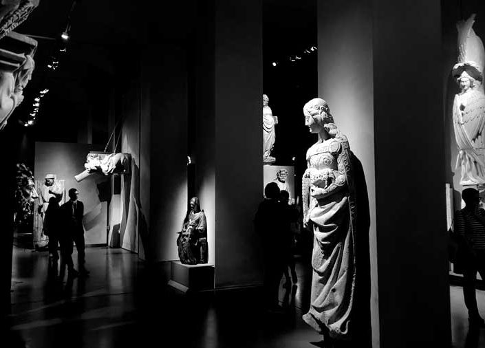 Milano Katedrali Müzesi eserleri sergi salonları - Museum of Milan Cathedral exhibition halls