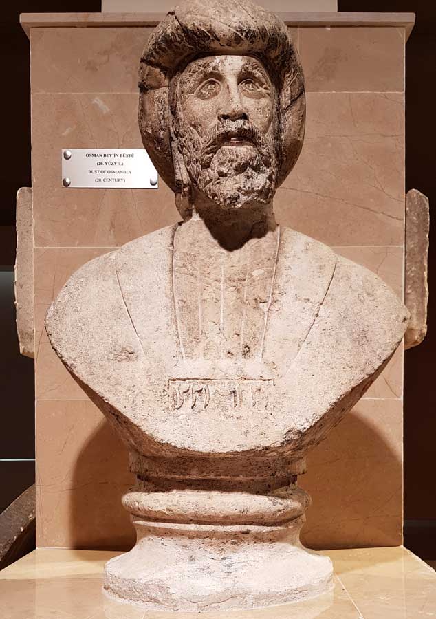 Sivas Arkeoloji Müzesi Osman Bey büstü - Sivas Archaeology Museum bust of Osman bey