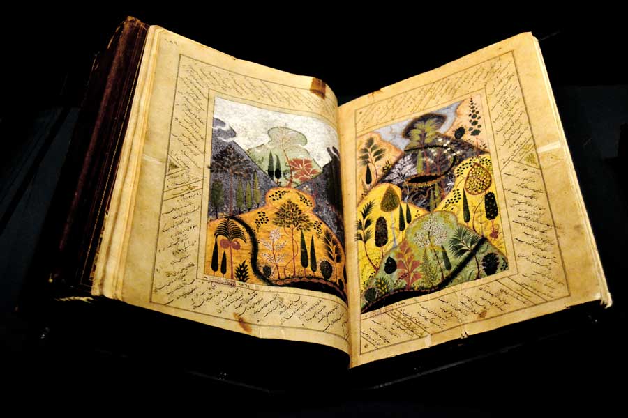Türk ve İslam Eserleri Müzesi Timurlu Dönemi Mecmua 15.yy - Turkish and Islamic Arts Museum Timurid Period Album 15th Century