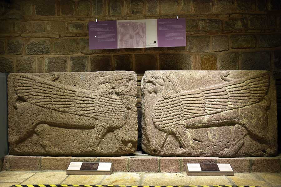 Anadolu Medeniyetleri Müzesi, Frig kabartmaları M.Ö.1200-700 - Anatolian Civilizations Museum reliefs of Phrygian