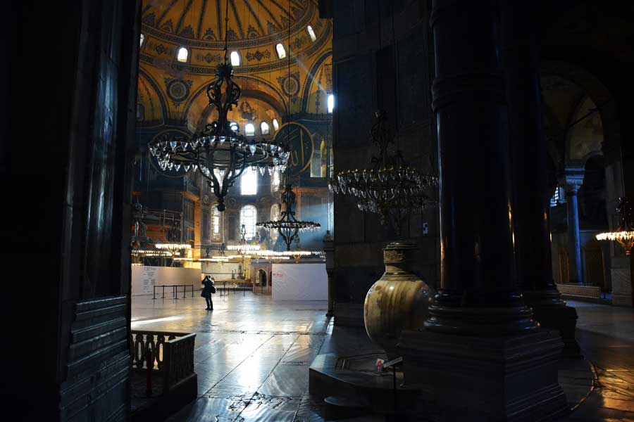 Ayasofya büyük salon Ayasofya büyük salon - Hagia Sophia large hall