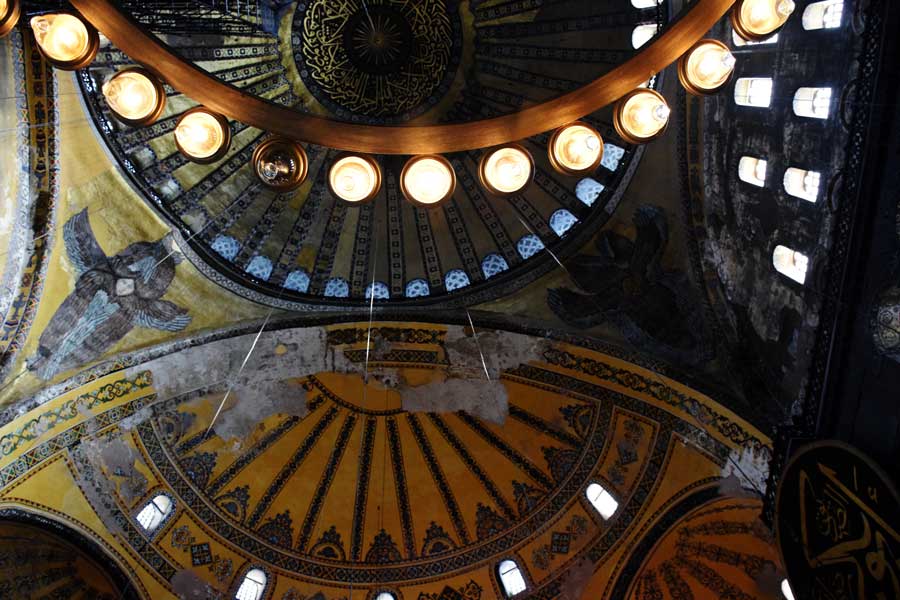 Ayasofya mozaikleri Serafim meleği mozaikleri - mosaics of Seraphim Angel, Hagia Sophia