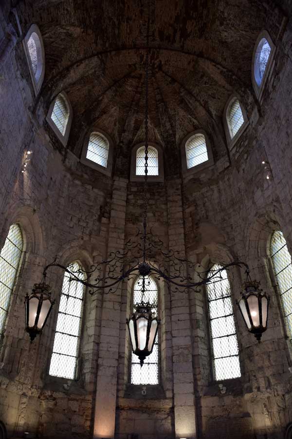 Carmo Rahibe Manastırı Kilisesi içi - Lisbon Carmo Convent (Convento do Carmo)