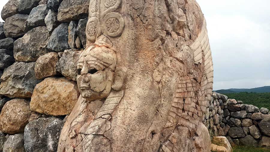Hattuşa fotoğrafları Sfenksli kapı Çorum - Bogazkoy Hattusa photos Sphinx Gate Turkey