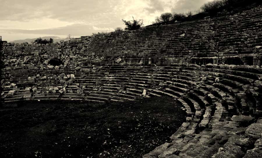 Letoon antik kenti fotoğrafları antik tiyatro Muğla - the Mediterranean region Letoon ancient city photos ancient theatre