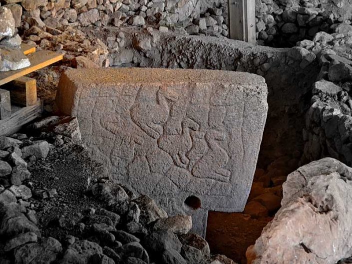 Şanlıurfa Göbeklitepe sembolleri fotoğrafları - photos of Gobekli Tepe steles Southeastern Anatolia Turkey