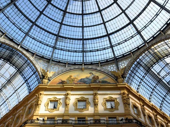 Milano Vittorio Emanuele II Çarşısı içi fotoğrafları - Milan Galleria Vittorio Emanuele II interior photos