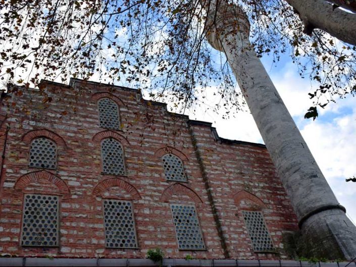 Balat Gül Camii veya Azize Teodosya Kilisesi - Istanbul Balat Gül Mosque or The Mosque of the Rose, former Saint Theodosia Church