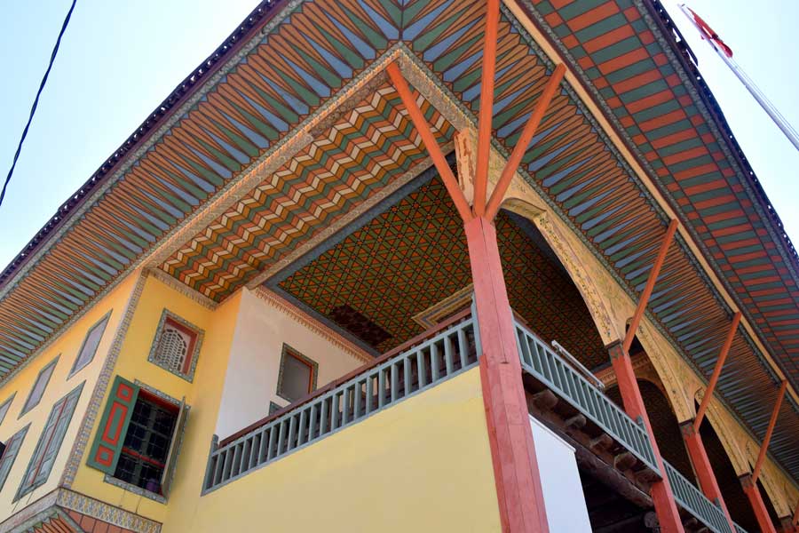 Burdur Bakibey Konağı bezemeli dış cephe elemanları - Bakibey mansion decorated facade elements